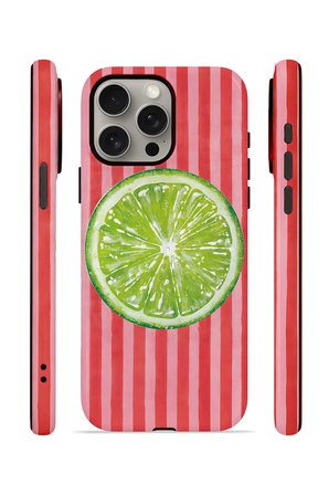 iPhone 15 Pro Vorian Çift Katmanlı Kılıf Lime Slice Pop