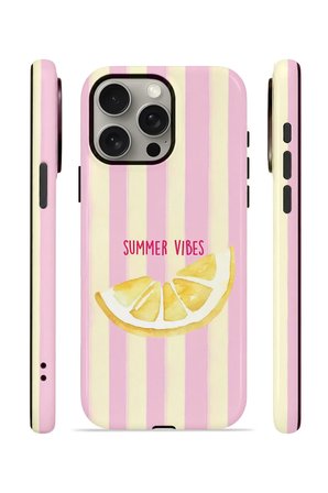 iPhone 15 Pro Vorian Çift Katmanlı MagSafe Kılıf Summer Vibes Lemon