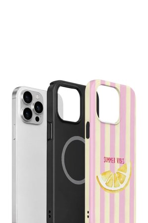 iPhone 15 Pro Vorian Çift Katmanlı MagSafe Kılıf Summer Vibes Lemon