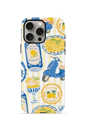iPhone 15 Pro Vorian Çift Katmanlı Kılıf Italian Tableware
