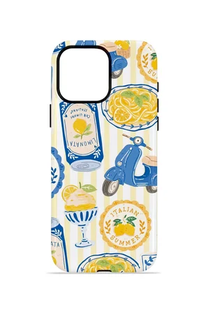 iPhone 15 Pro Vorian Çift Katmanlı Kılıf Italian Tableware