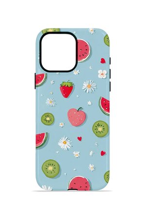 iPhone 15 Pro Vorian Çift Katmanlı MagSafe Kılıf Fruit Confetti Sky