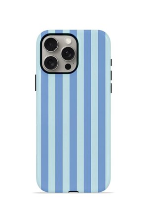 iPhone 15 Pro Vorian Çift Katmanlı MagSafe Kılıf Blue Gelato Stripe