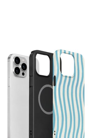iPhone 15 Pro Max Vorian Çift Katmanlı MagSafe Kılıf Aqua Wave Riviera