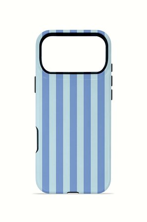 iPhone 17 Pro Vorian Çift Katmanlı MagSafe Kılıf Blue Gelato Stripe