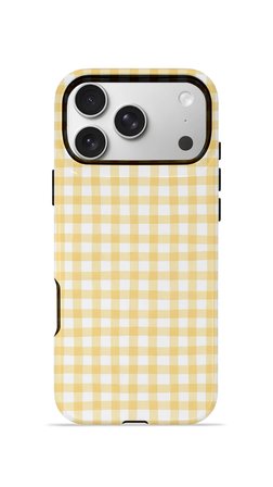iPhone 17 Pro Max Vorian Çift Katmanlı MagSafe Kılıf Butter Gingham
