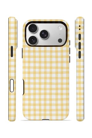 iPhone 17 Pro Max Vorian Çift Katmanlı MagSafe Kılıf Butter Gingham