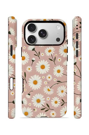 iPhone 17 Pro Max Vorian Çift Katmanlı MagSafe Kılıf Daisy Mocha Garden