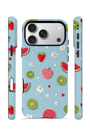 iPhone 17 Pro Max Vorian Çift Katmanlı MagSafe Kılıf Fruit Confetti Sky