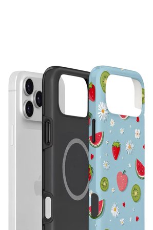 iPhone 17 Pro Max Vorian Çift Katmanlı MagSafe Kılıf Fruit Confetti Sky