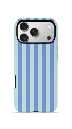iPhone 17 Pro Max Vorian Çift Katmanlı MagSafe Kılıf Blue Gelato Stripe