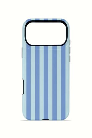 iPhone 17 Pro Max Vorian Çift Katmanlı MagSafe Kılıf Blue Gelato Stripe