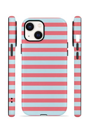iPhone 14 Plus Vorian Çift Katmanlı MagSafe Kılıf Candy Horizon Stripe