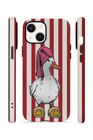 iPhone 14 Plus Vorian Çift Katmanlı MagSafe Kılıf Duchess Duck