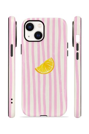 iPhone 15 Plus Vorian Çift Katmanlı MagSafe Kılıf Pink Lemon Drop