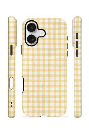iPhone 16 Plus Vorian Çift Katmanlı MagSafe Kılıf Butter Gingham