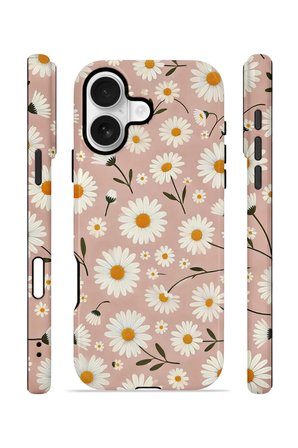 iPhone 16 Plus Vorian Çift Katmanlı MagSafe Kılıf Daisy Mocha Garden