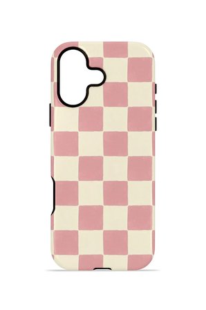 iPhone 16 Plus Vorian Çift Katmanlı MagSafe Kılıf Blush Checker