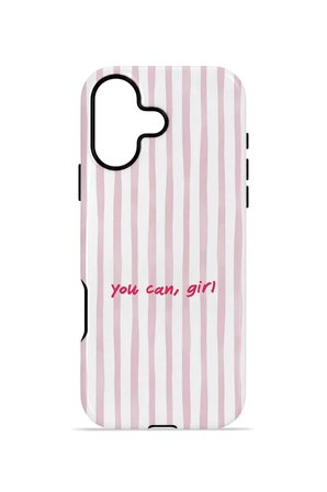 iPhone 16 Plus Vorian Çift Katmanlı MagSafe Kılıf You Can Girl