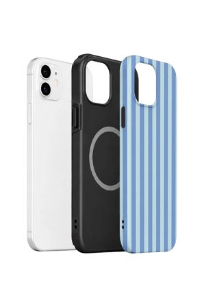 iPhone 11 Vorian Çift Katmanlı MagSafe Kılıf Blue Gelato Stripe