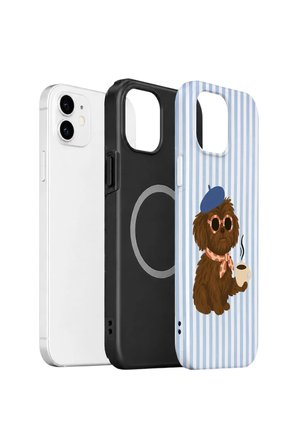 iPhone 11 Vorian Çift Katmanlı MagSafe Kılıf Cafe Dog Riviera