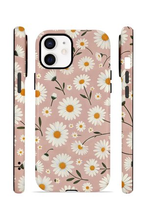 iPhone 12 Vorian Çift Katmanlı MagSafe Kılıf Daisy Mocha Garden