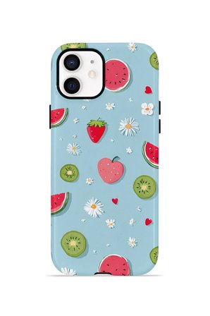 iPhone 12 Vorian Çift Katmanlı MagSafe Kılıf Fruit Confetti Sky