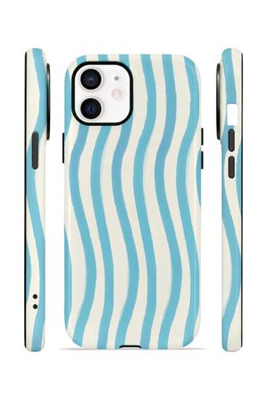iPhone 12 Vorian Çift Katmanlı MagSafe Kılıf Aqua Wave Riviera