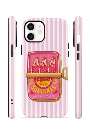 iPhone 12 Vorian Çift Katmanlı MagSafe Kılıf Sardine Club Pink