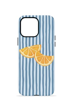 iPhone 12 Pro Vorian Çift Katmanlı MagSafe Kılıf Blue Orange Slices