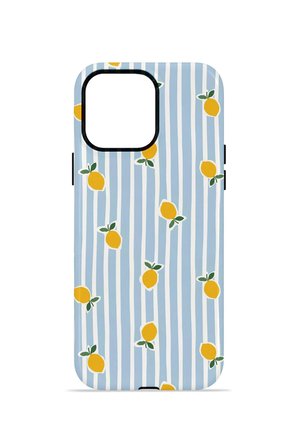 iPhone 12 Pro Max Vorian Çift Katmanlı MagSafe Kılıf Tiny Lemon Rain