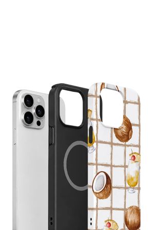 iPhone 12 Pro Max Vorian Çift Katmanlı MagSafe Kılıf Coconut Cabana