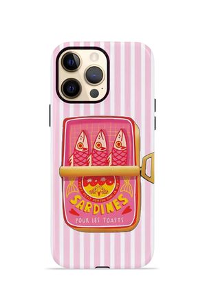 iPhone 12 Pro Max Vorian Çift Katmanlı MagSafe Kılıf Sardine Club Pink