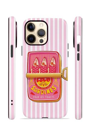 iPhone 12 Pro Max Vorian Çift Katmanlı MagSafe Kılıf Sardine Club Pink