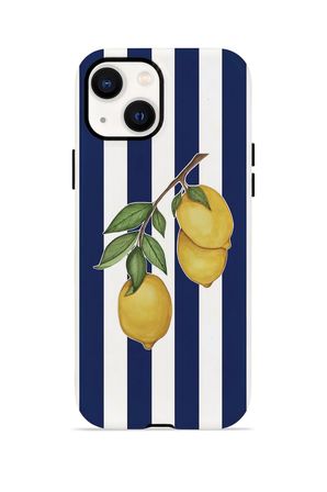 iPhone 14 Vorian Çift Katmanlı MagSafe Kılıf Amalfi Lemon Branch