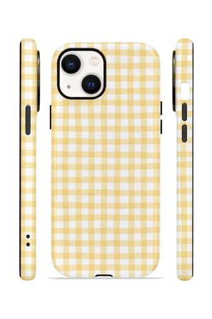 iPhone 14 Vorian Çift Katmanlı MagSafe Kılıf Butter Gingham