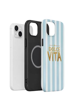 iPhone 14 Vorian Çift Katmanlı MagSafe Kılıf La Dolce Vita Blue