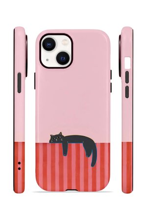 iPhone 14 Vorian Çift Katmanlı MagSafe Kılıf Lazy Cat Sunset