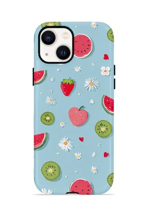 iPhone 15 Vorian Çift Katmanlı MagSafe Kılıf Fruit Confetti Sky