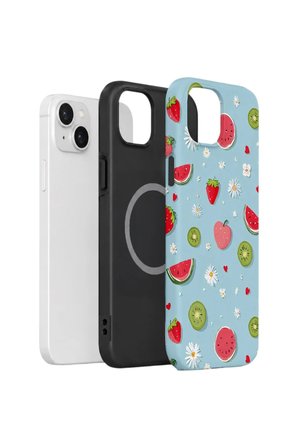 iPhone 15 Vorian Çift Katmanlı MagSafe Kılıf Fruit Confetti Sky