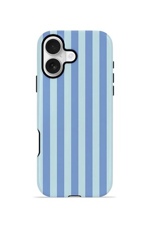 iPhone 17 Vorian Çift Katmanlı MagSafe Kılıf Blue Gelato Stripe
