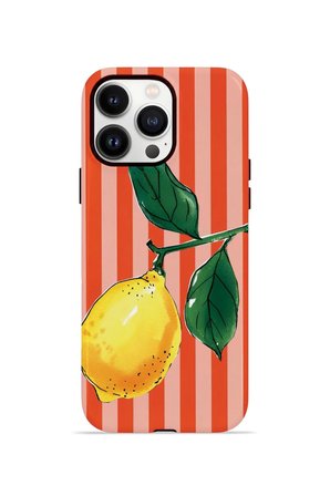 iPhone 13 Pro Vorian Çift Katmanlı MagSafe Kılıf Sicilian Lemon Red Stripe