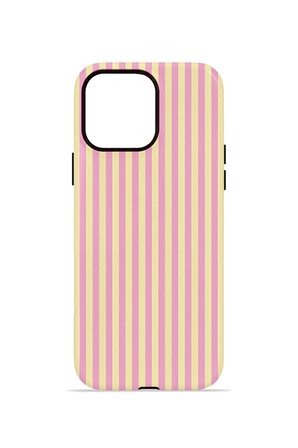 iPhone 13 Pro Vorian Çift Katmanlı MagSafe Kılıf Lemon Candy Pinstripe