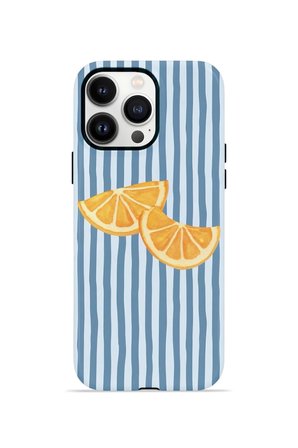 iPhone 13 Pro Vorian Çift Katmanlı MagSafe Kılıf Blue Orange Slices