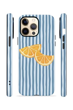 iPhone 13 Pro Vorian Çift Katmanlı MagSafe Kılıf Blue Orange Slices