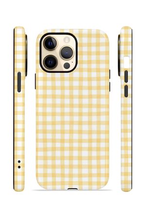 iPhone 13 Pro Vorian Çift Katmanlı MagSafe Kılıf Butter Gingham