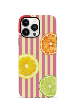 iPhone 13 Pro Max Vorian Çift Katmanlı MagSafe Kılıf Citrus Fiesta Stripe