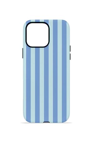iPhone 14 Pro Vorian Çift Katmanlı MagSafe Kılıf Blue Gelato Stripe