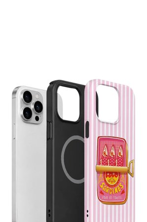 iPhone 14 Pro Vorian Çift Katmanlı MagSafe Kılıf Sardine Club Pink