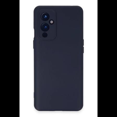One Plus 9 Kılıf Nano içi Kadife Silikon - Lacivert